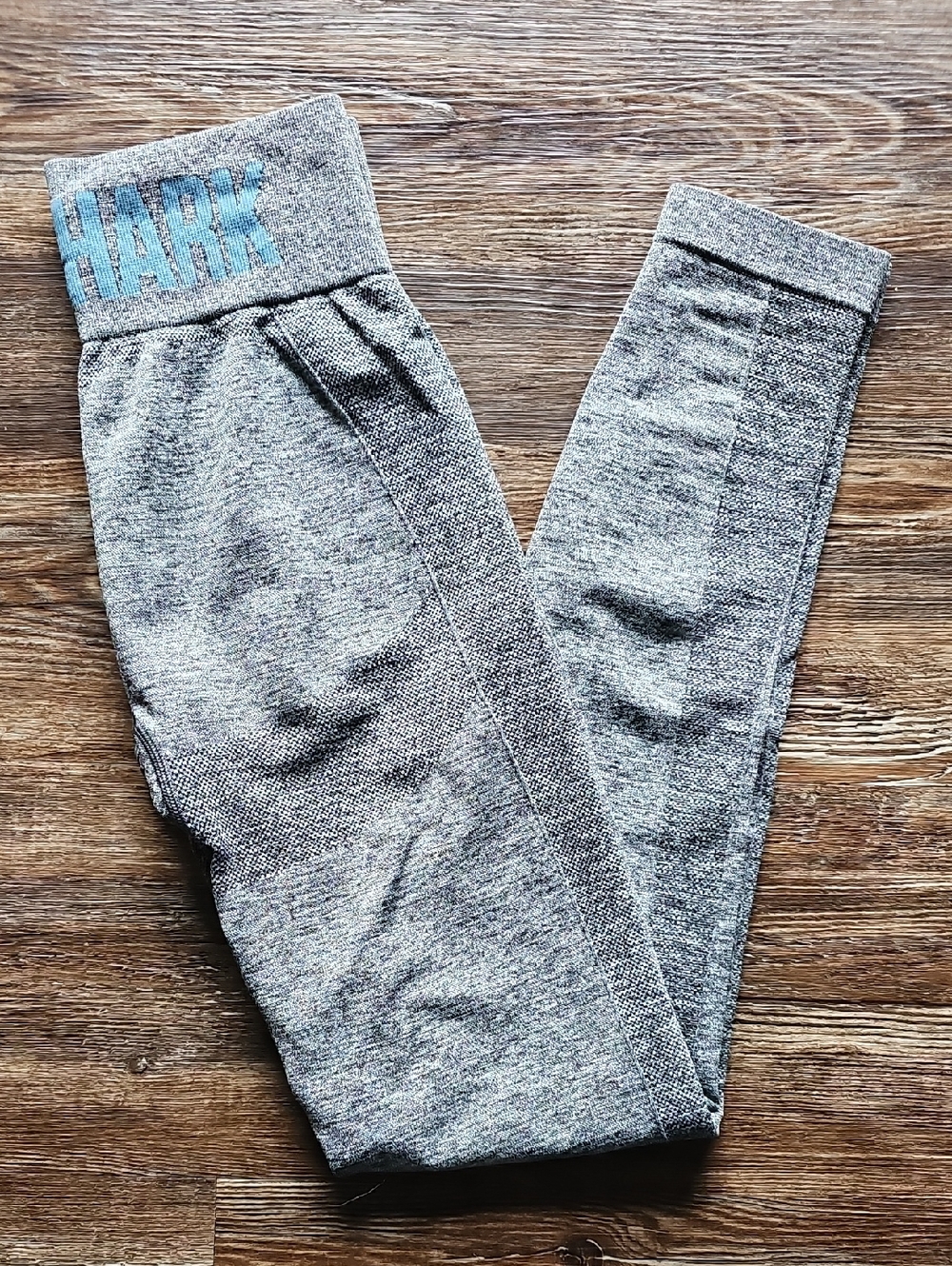 Gymshark Flex High-Waisted Leggings Grey/Petrol Blue